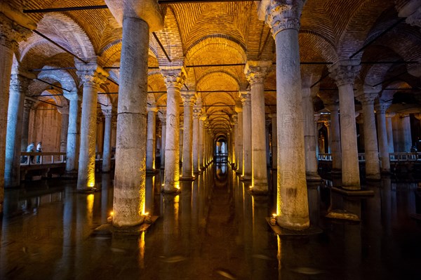 Late antique underground cistern for the water supply of Istanbul