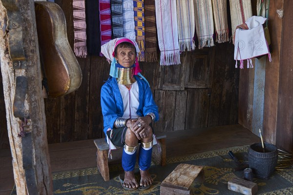 Padaung ethnic group woman