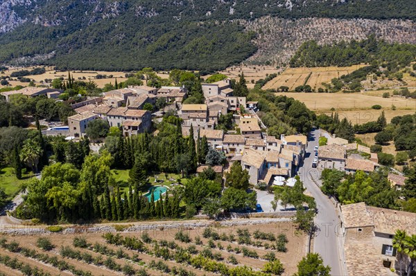 Aerial view of the Oriental Village