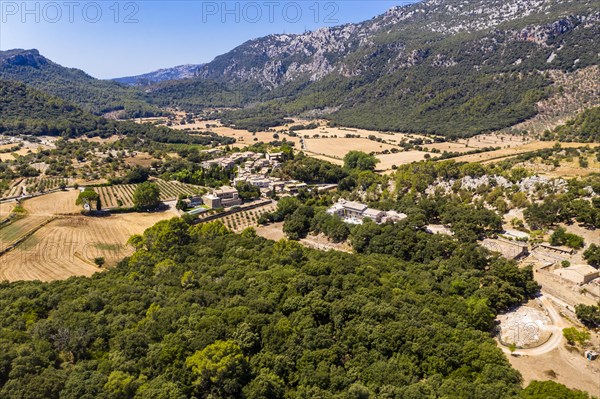 Aerial view of the Oriental Village