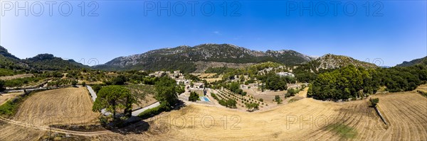 Aerial view of the Oriental Village