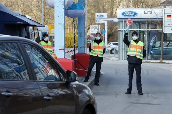 Border controls due to corona pandemic