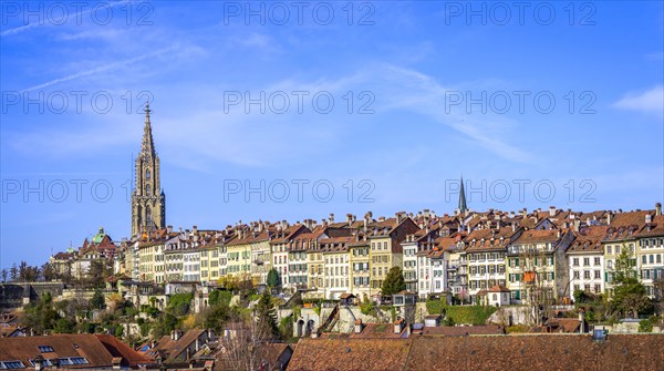 View of the old town and Bern Minster