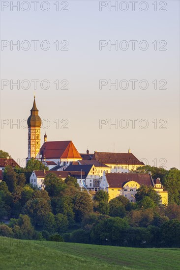 Monastery church with monastery Andechs