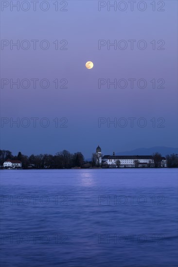 Full moon over Fraueninsel