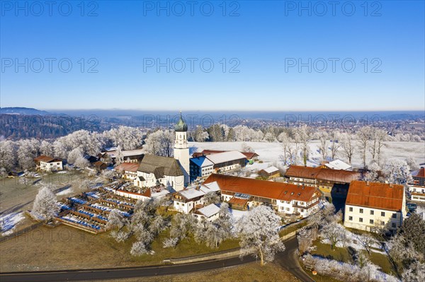 Village Gaissach in winter