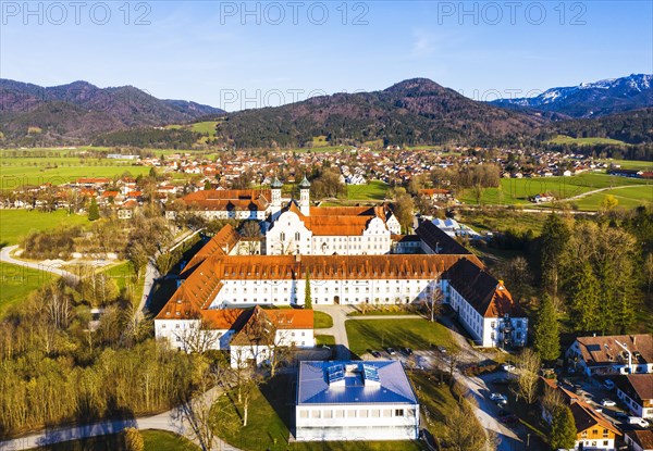 Benediktbeuern monastery and village Benediktbeuern