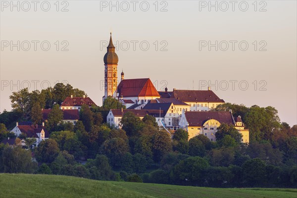 Monastery church with monastery Andechs