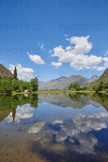 Lake Panta de la Torrassa in the mountains