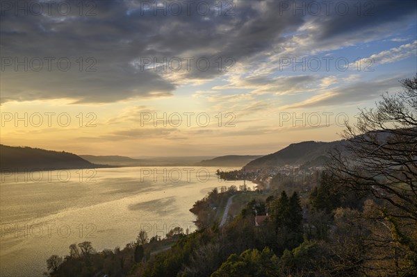 View over the Lake Constance near Ueberlingen