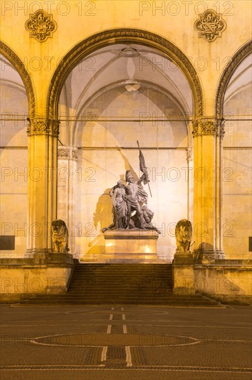 Illuminated Feldherrnhalle