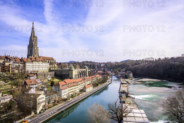 View from the Kirchenfeld Bridge to the old town