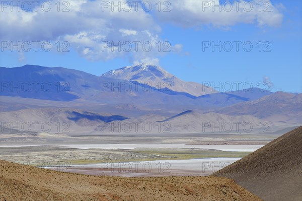 Mountain landscape in the Puna