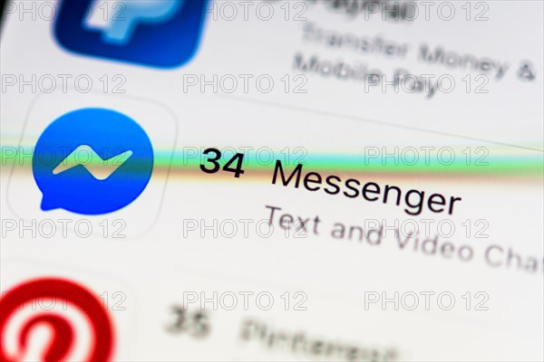 Facebook Messenger App in the Apple App Store