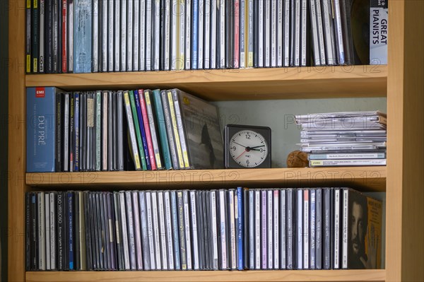 Shelf with books