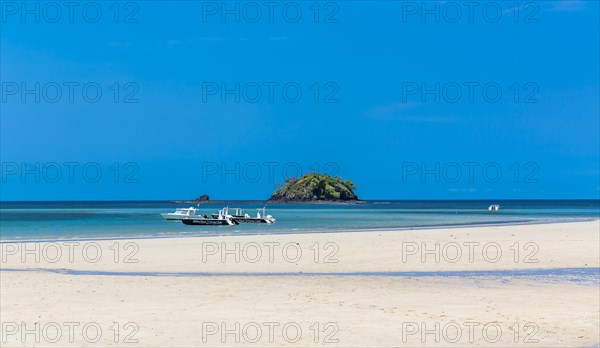 Boats on shore