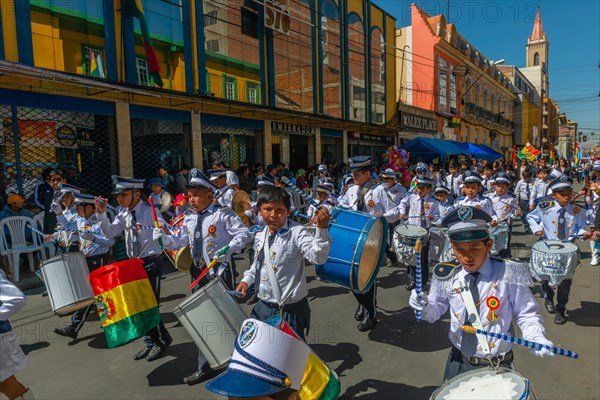 Band with young boys