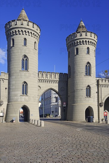 View of the Nauener Tor in the city centre