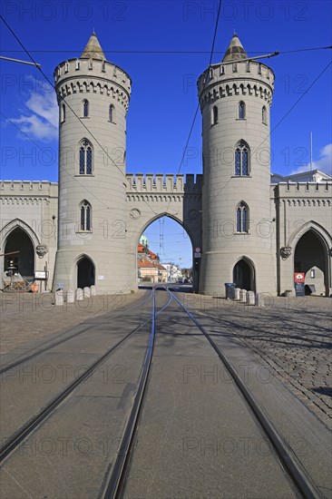 View of the Nauener Tor in the city centre