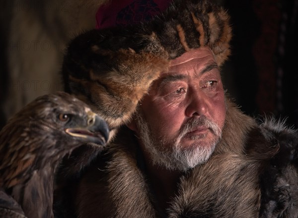 Mongolian eagle hunter