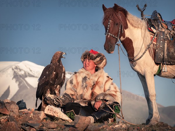 Mongolian eagle hunter