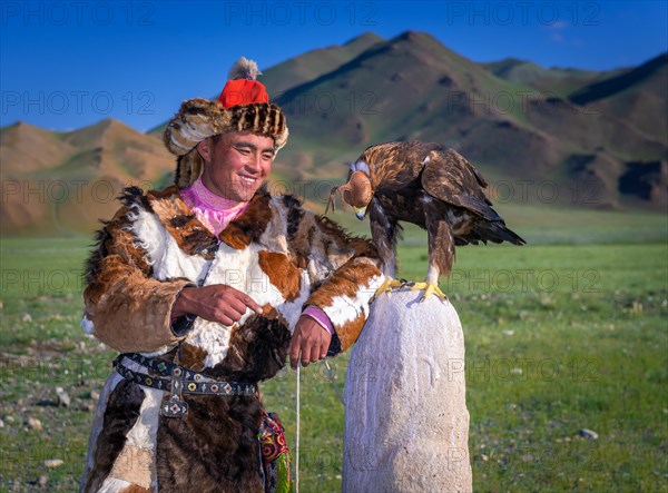 Mongolian eagle hunter