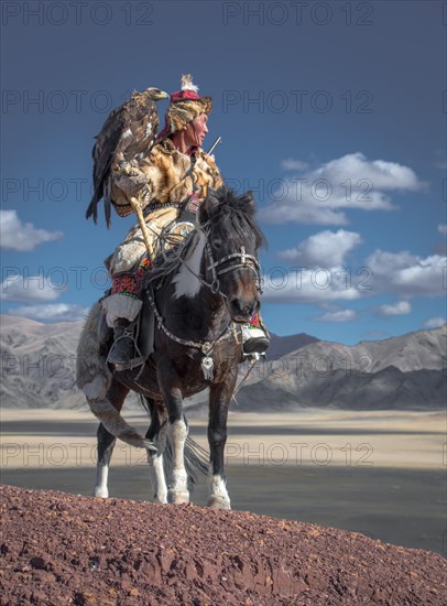 Mongolian eagle hunter