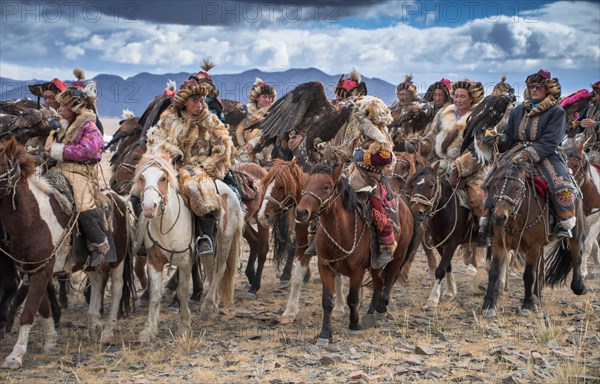 Mongolian Eagle hunters Festival