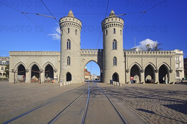 View of the Nauener Tor in the city centre