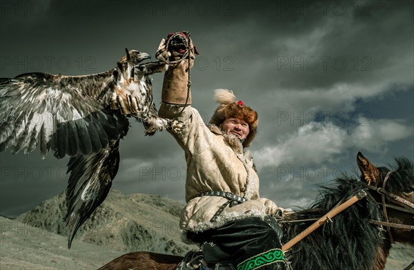 Mongolian eagle hunter