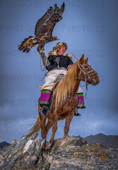 Mongolian Eagle hunter