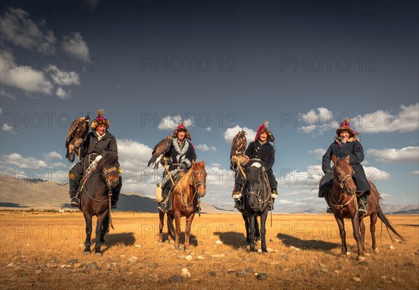 Mongolian eagle hunters