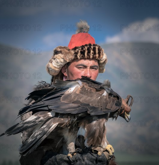 Mongolian eagle hunter