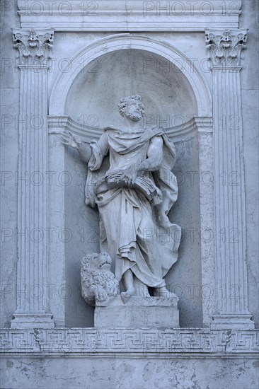 Saint Jerome in a niche in the wall