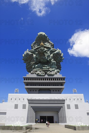 Vishnu rides on Garuda