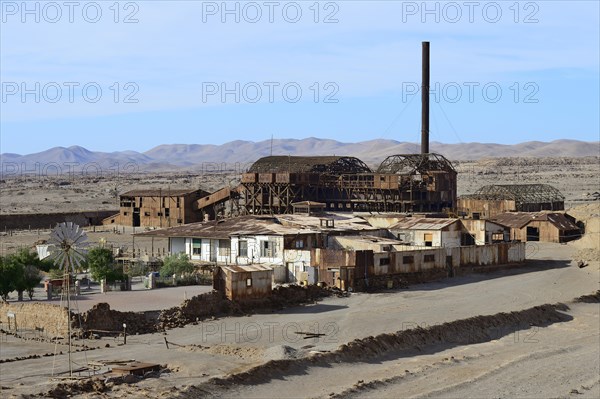 Derelict factory buildings