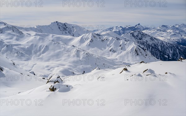 Snow-covered mountains