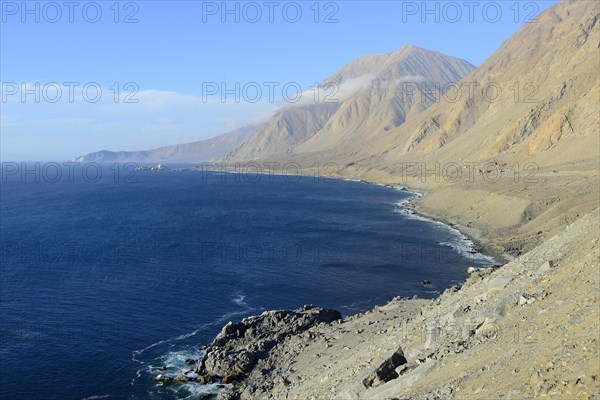 Atacama Desert on the coast