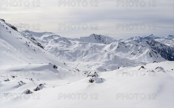 Snow-covered mountains