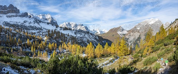 Snow-covered Spitzkarspitze