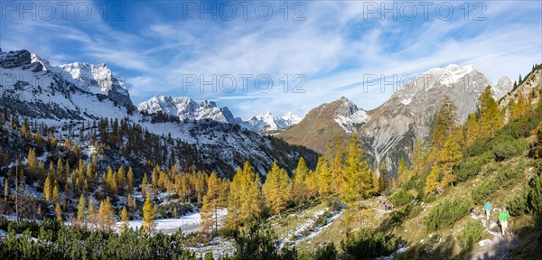 Snow-covered mountain peaks