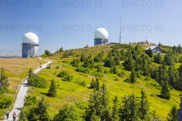 Military towers with radome