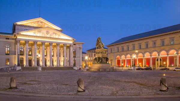 Max-Joseph-Platz with Bavarian State Opera