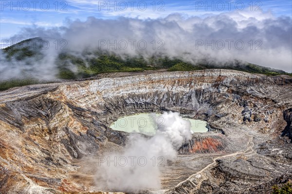 Crater of Poas Volcano