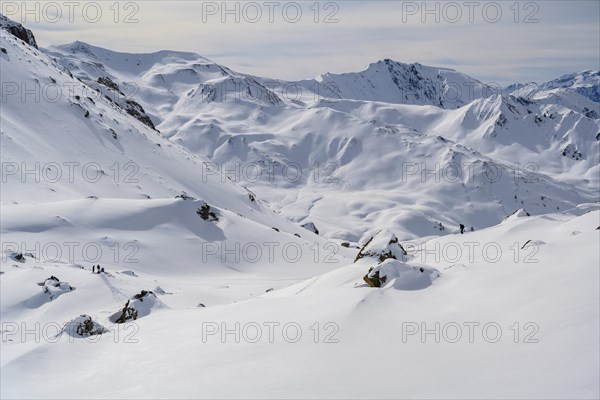 Snow-covered mountains