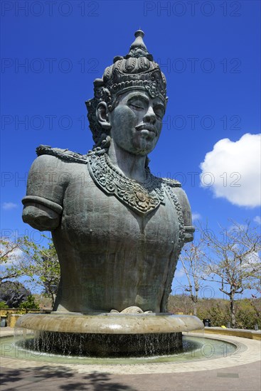 Fountain with Vishnu statue on the Vishnu Plaza