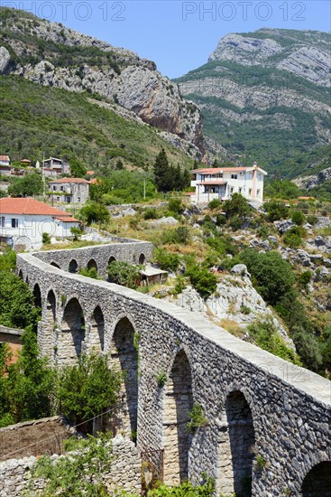 Aqueduct in the historical settlement