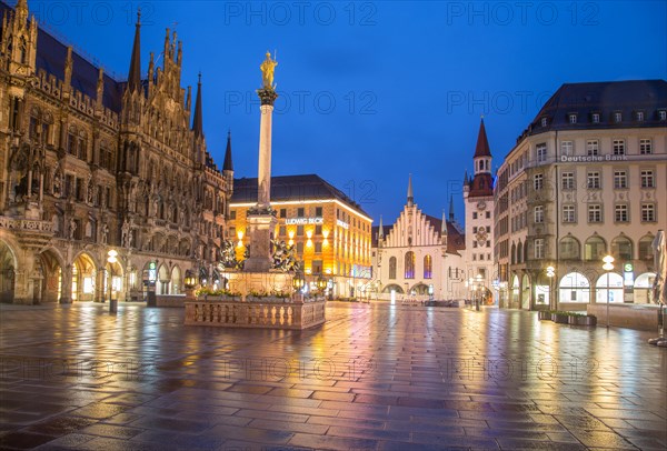 Deserted Marienplatz