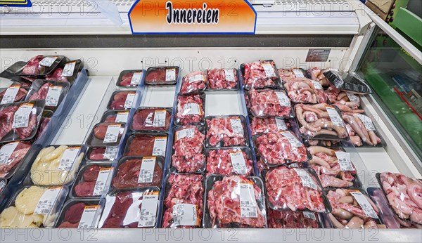 Freezer with offal and small meat