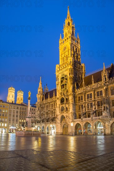 Deserted Marienplatz